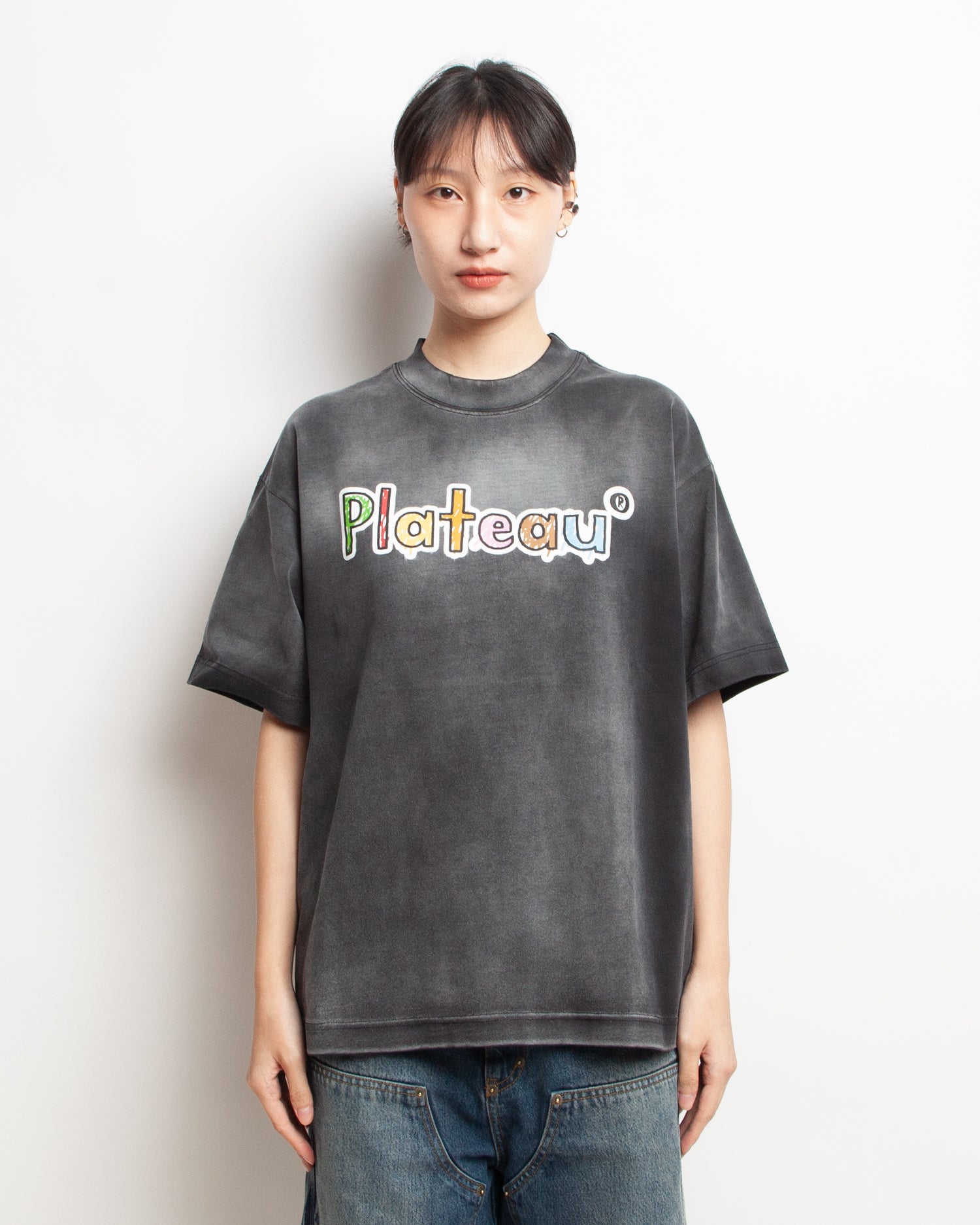 Hand draw logo tee – PLATEAU STUDIO