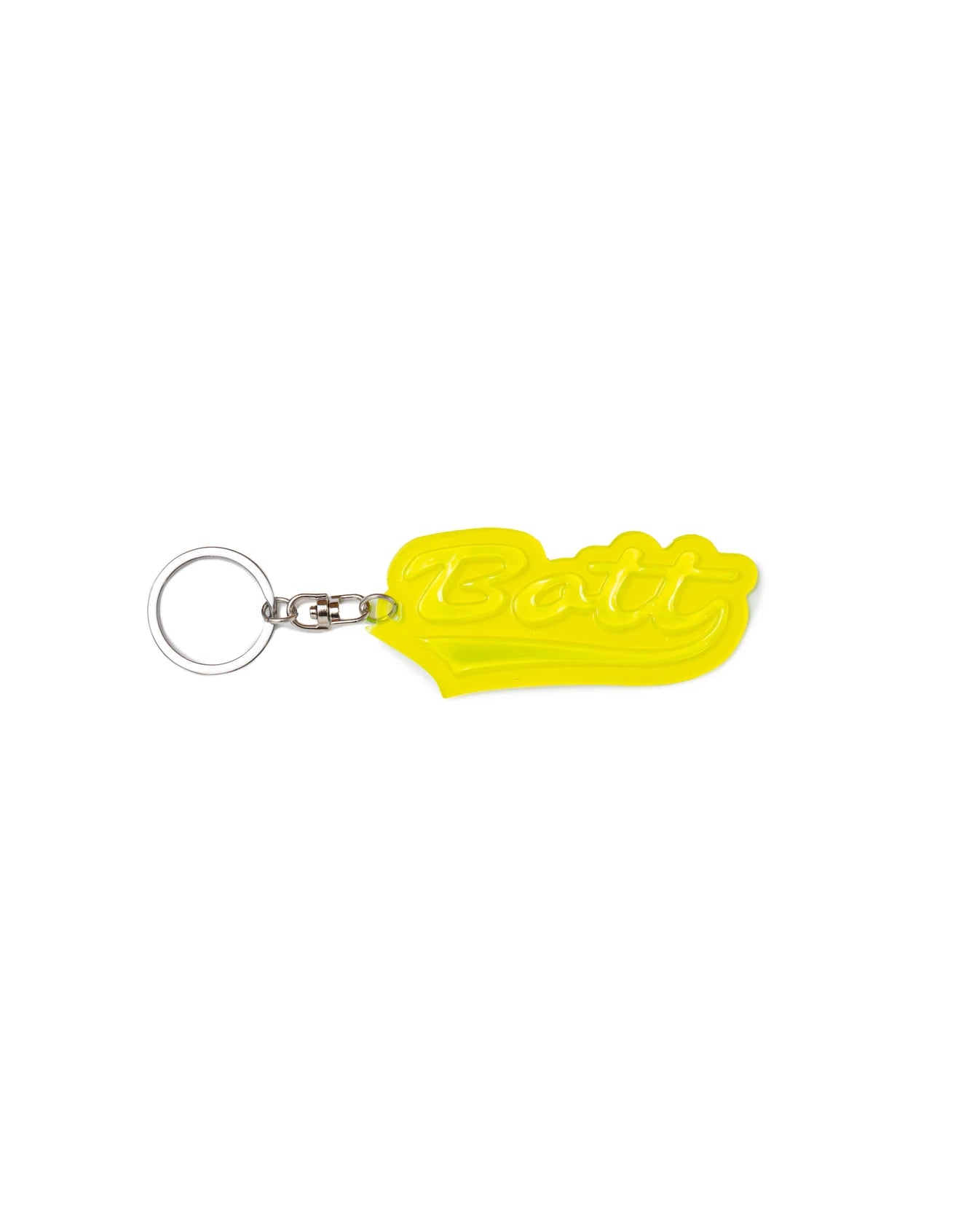 Script Logo Reflective Keychain