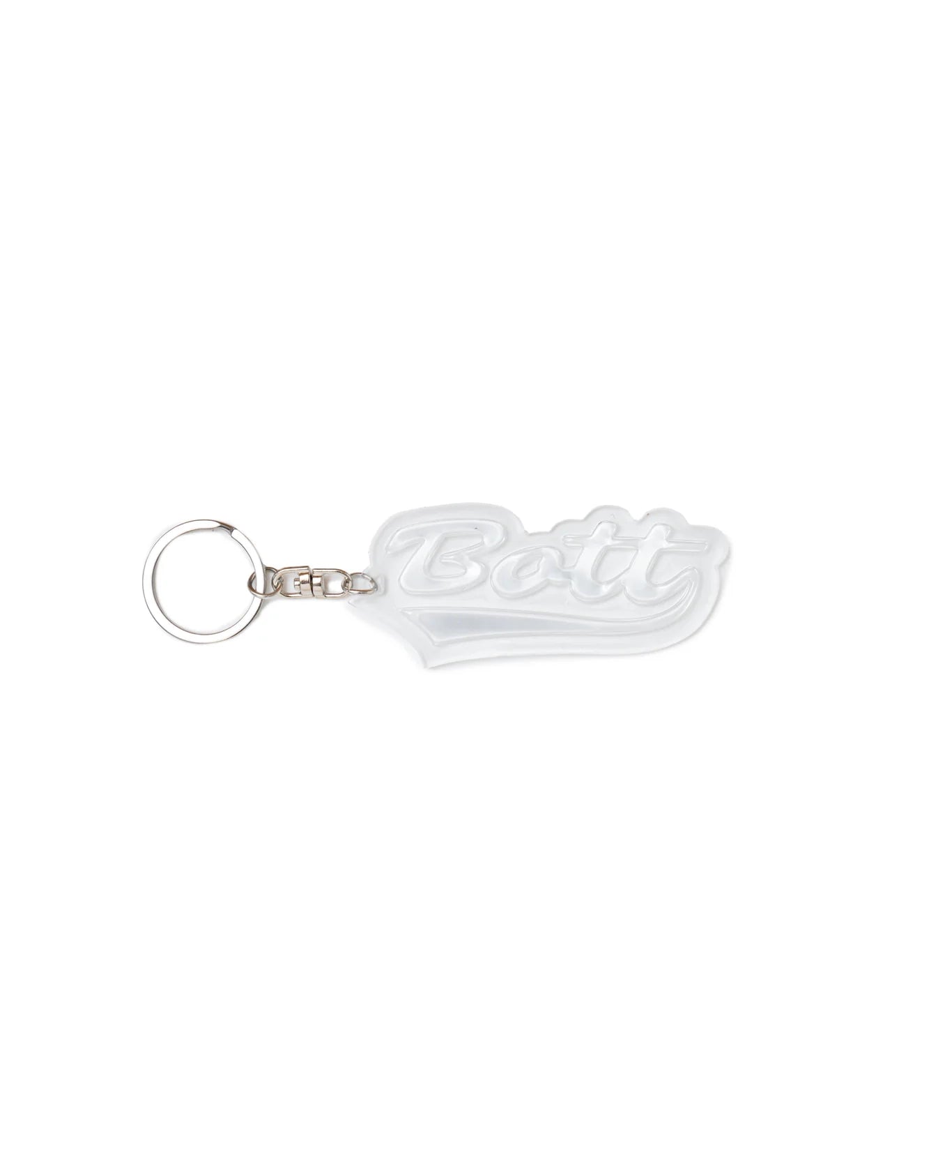Script Logo Reflective Keychain