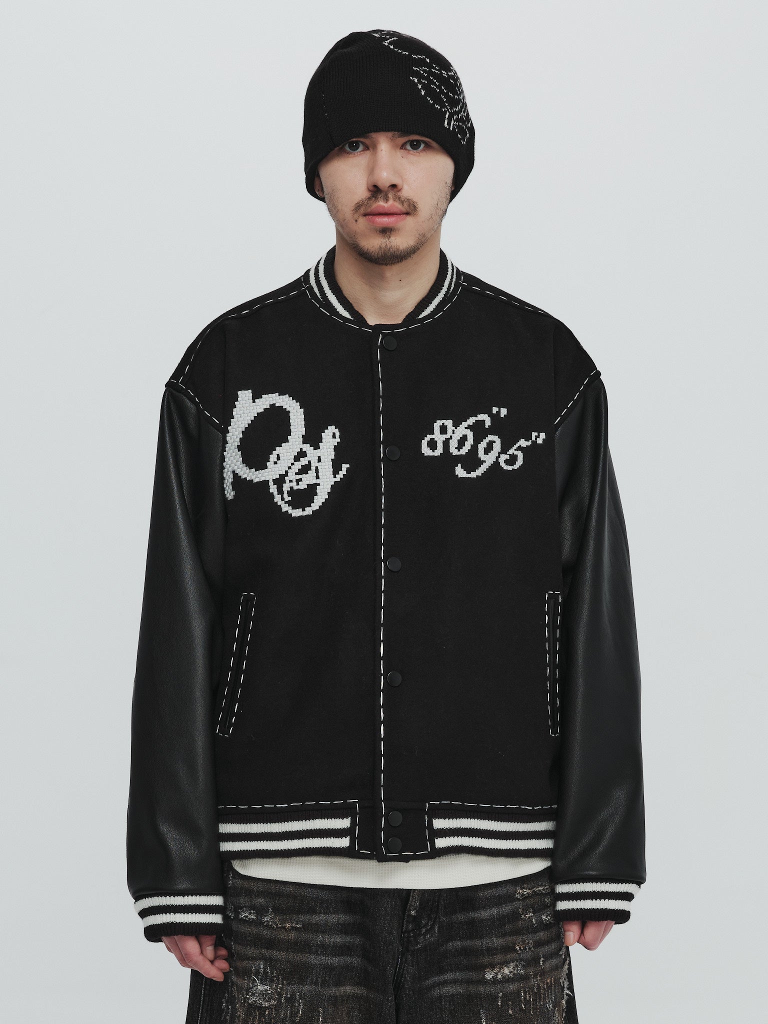 x SYU. Man varsity jacket