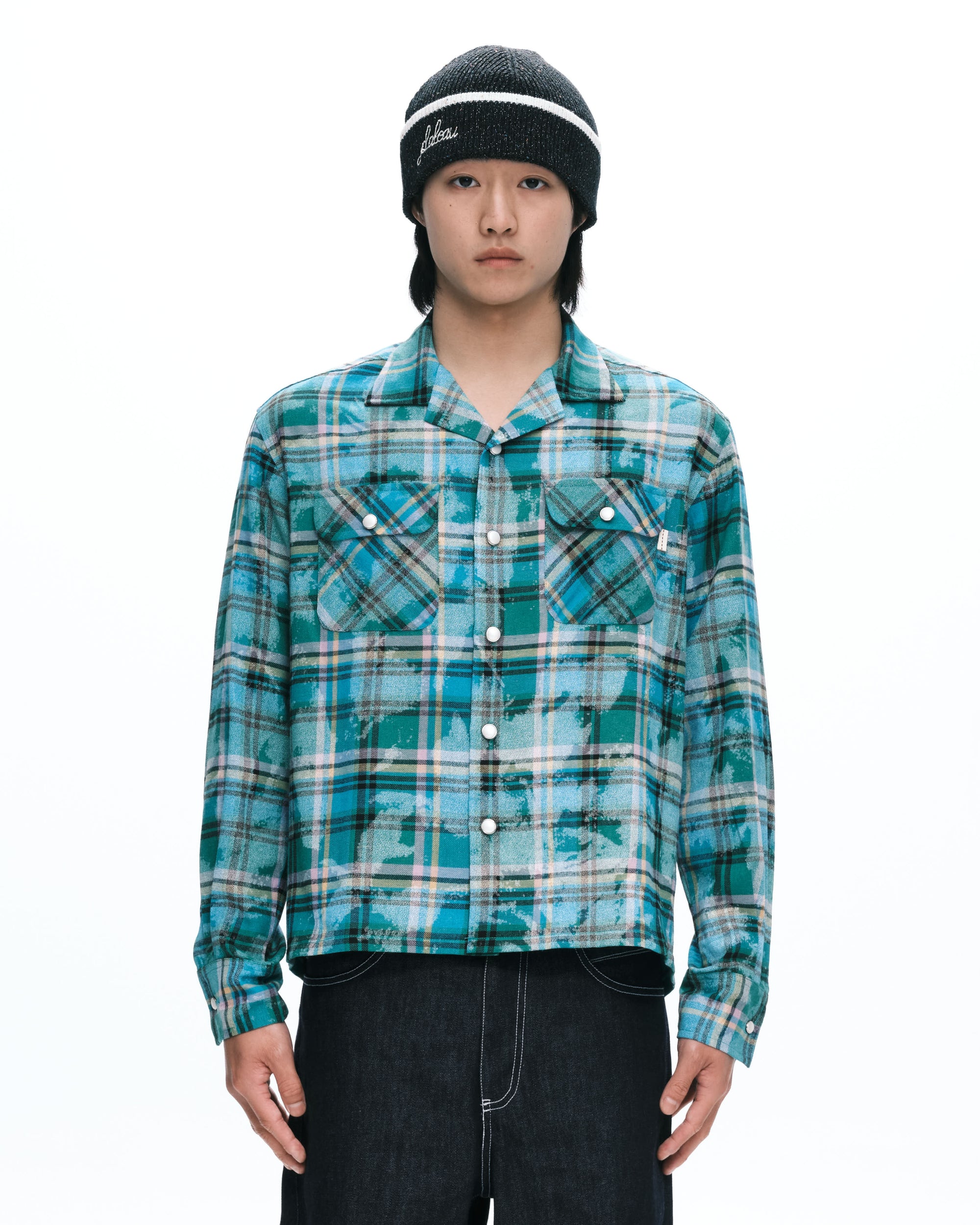 Hand bleach l/s shirt