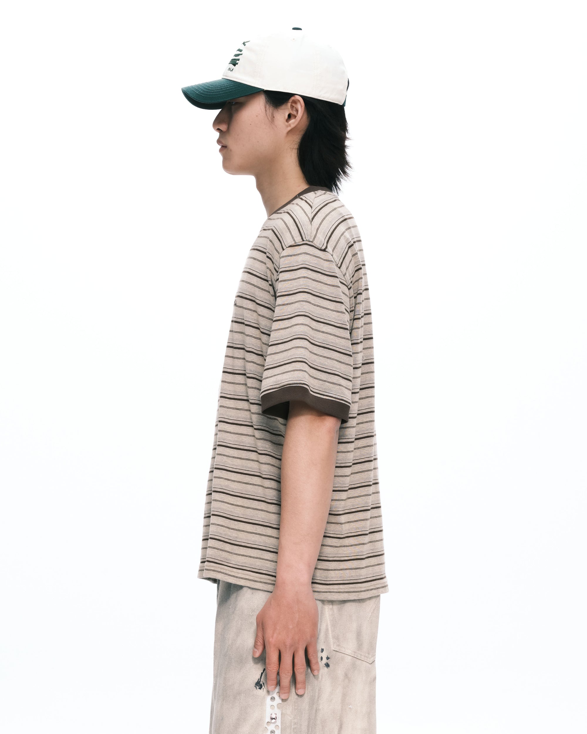 Stripe logo tee