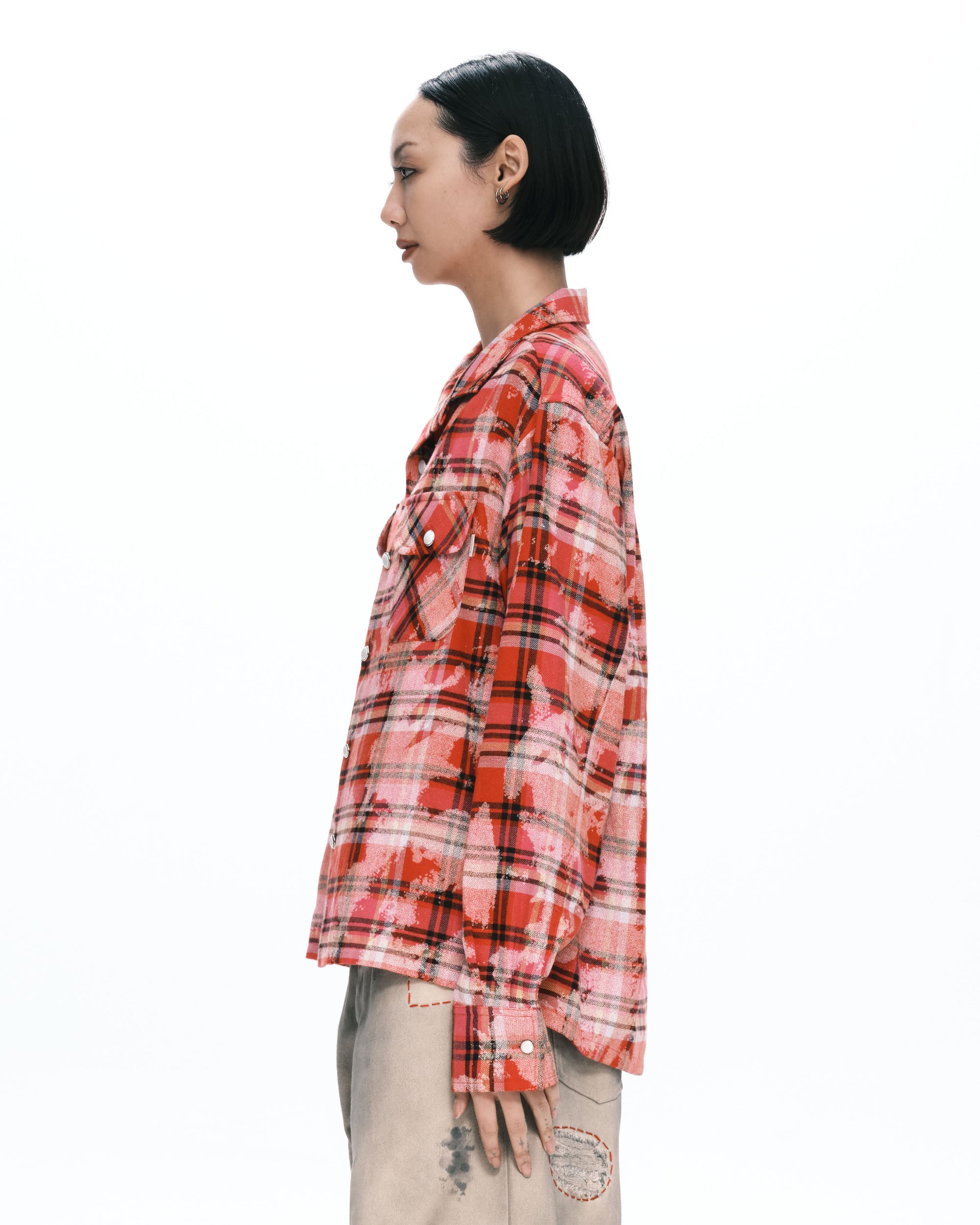 Hand bleach l/s shirt