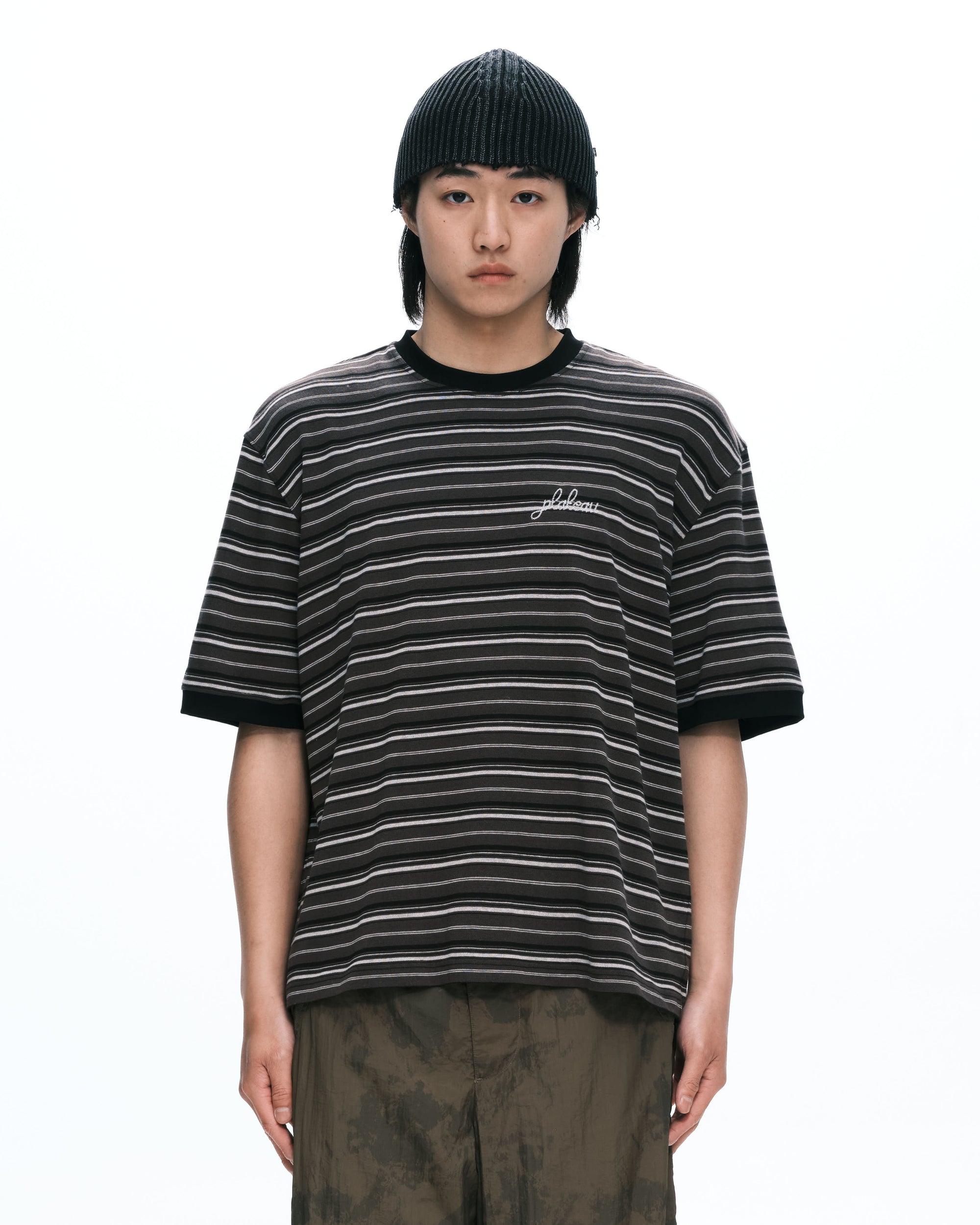 Stripe logo tee