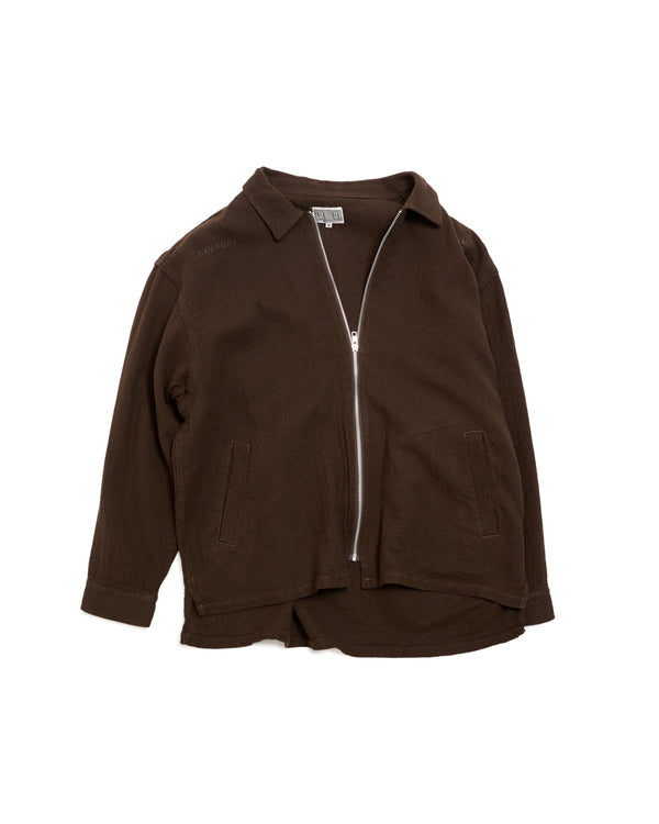 WELT POCKETS ZIP SHIRT JACKET