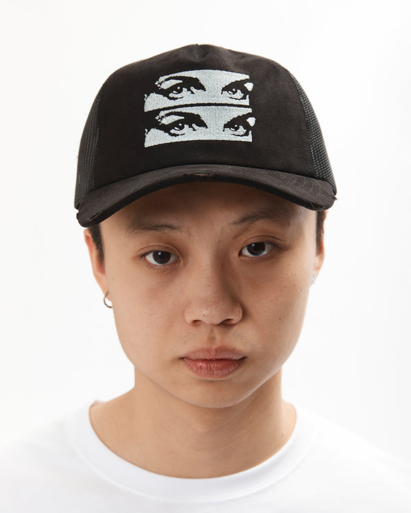 STACKS ON TRUCKER CAP
