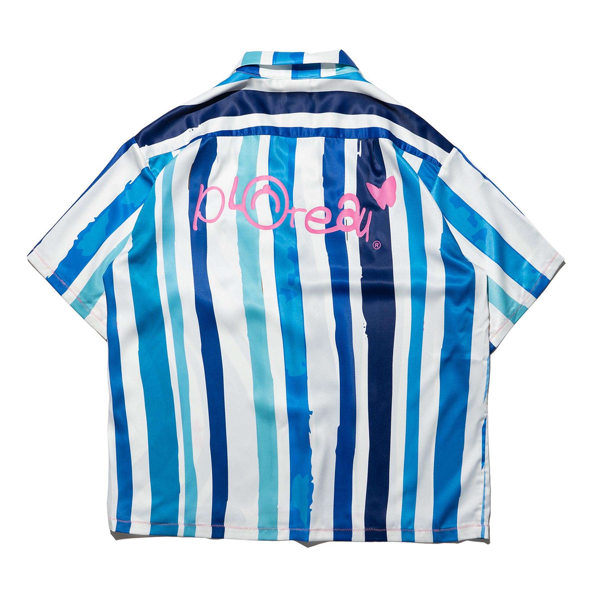 WTNC x Plateau Studio wave stripe shirt