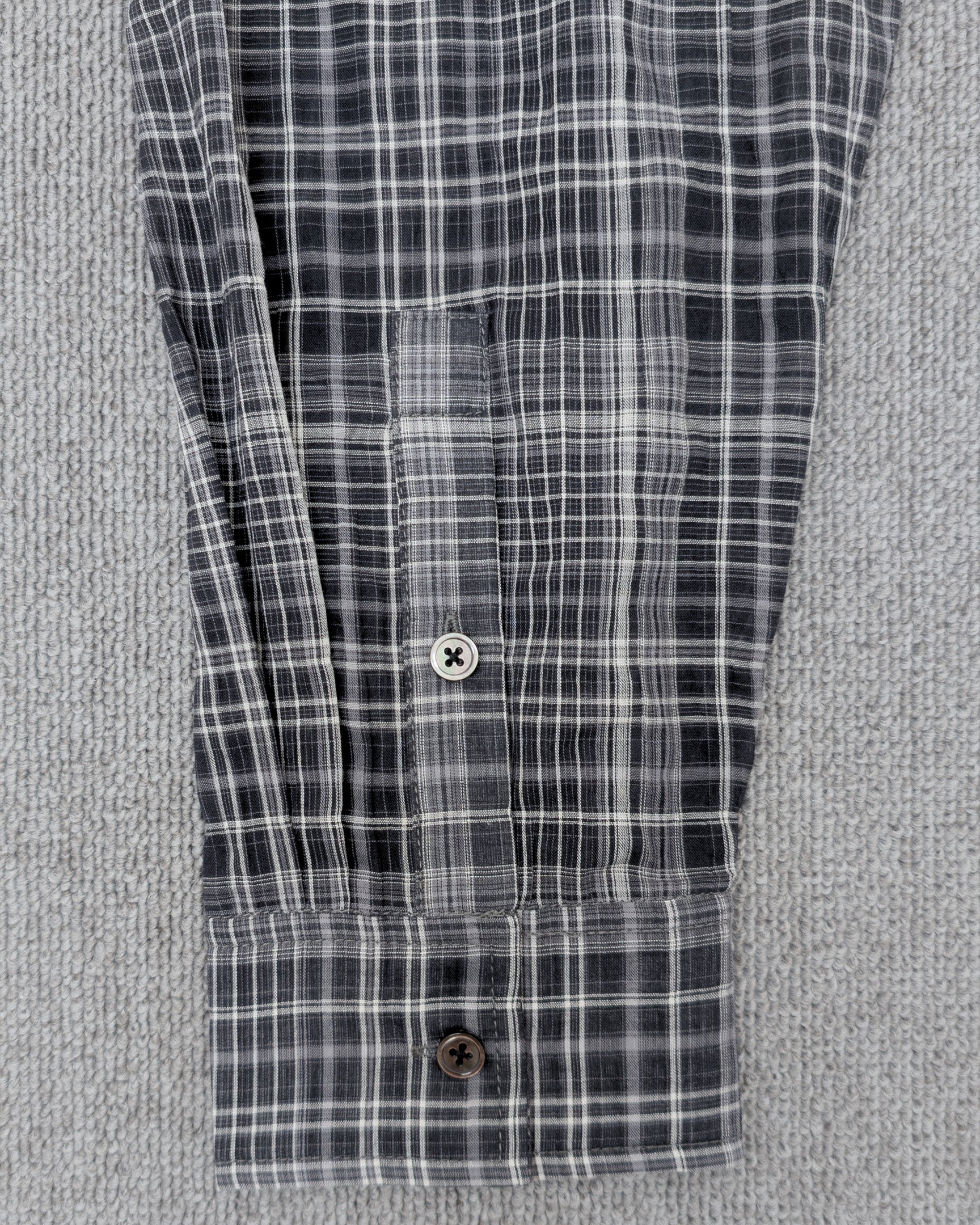 1ds Sheer-Check Boxy Shirt