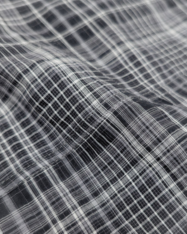 1ds Sheer-Check Boxy Shirt