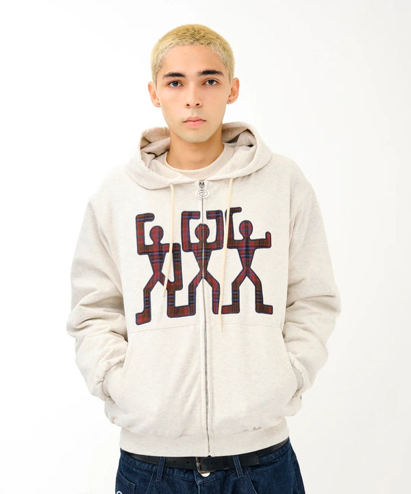 3guys Padded Zip Hoodie