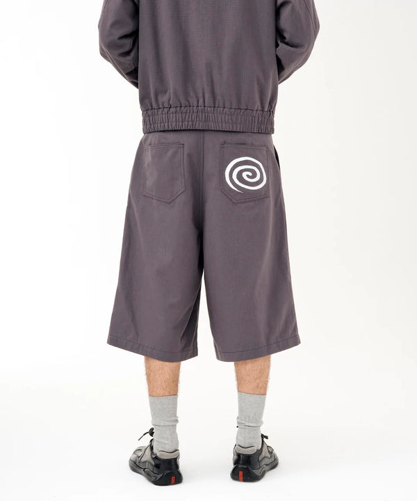 Cotton Ripstop Baggy Shorts