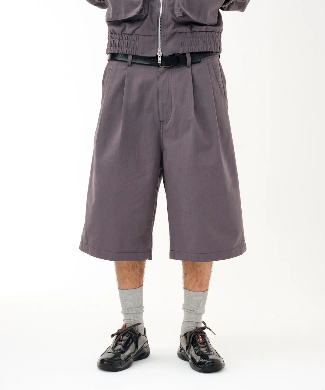 Cotton Ripstop Baggy Shorts