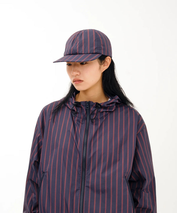 Stripe Nylon Soft Cap