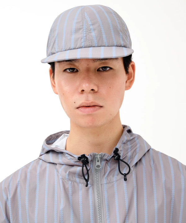 Stripe Nylon Soft Cap