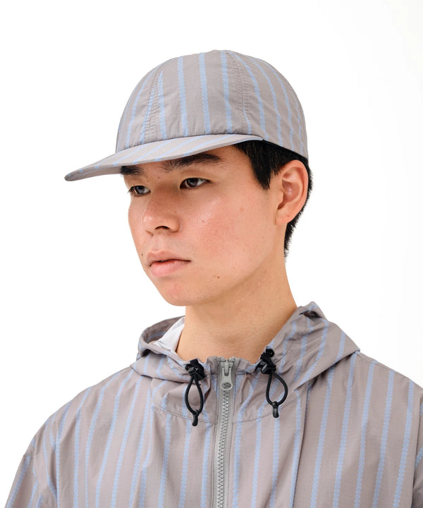 Stripe Nylon Soft Cap