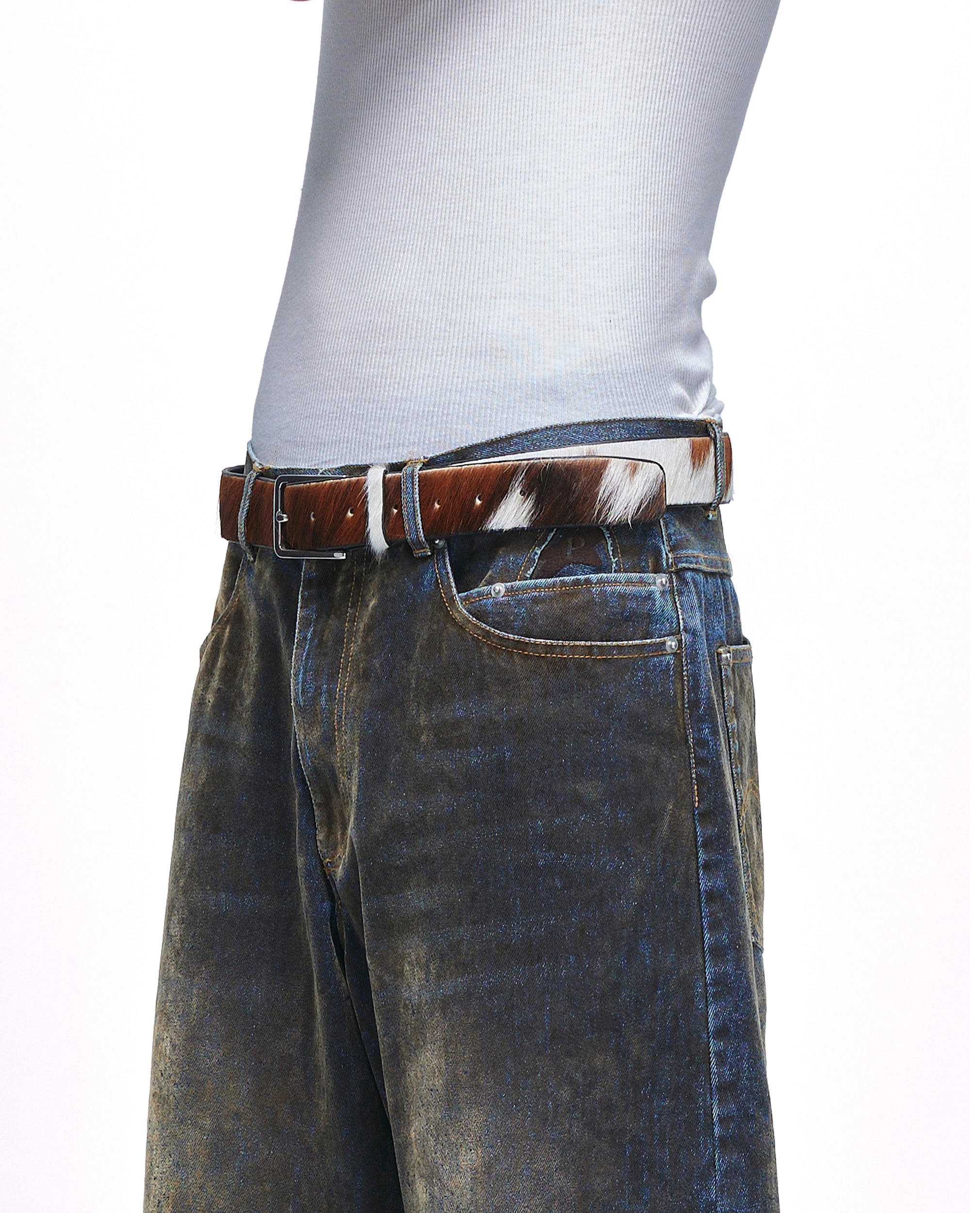 Cowhide belt