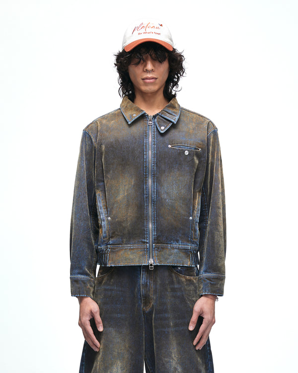 Tucked worker jacket