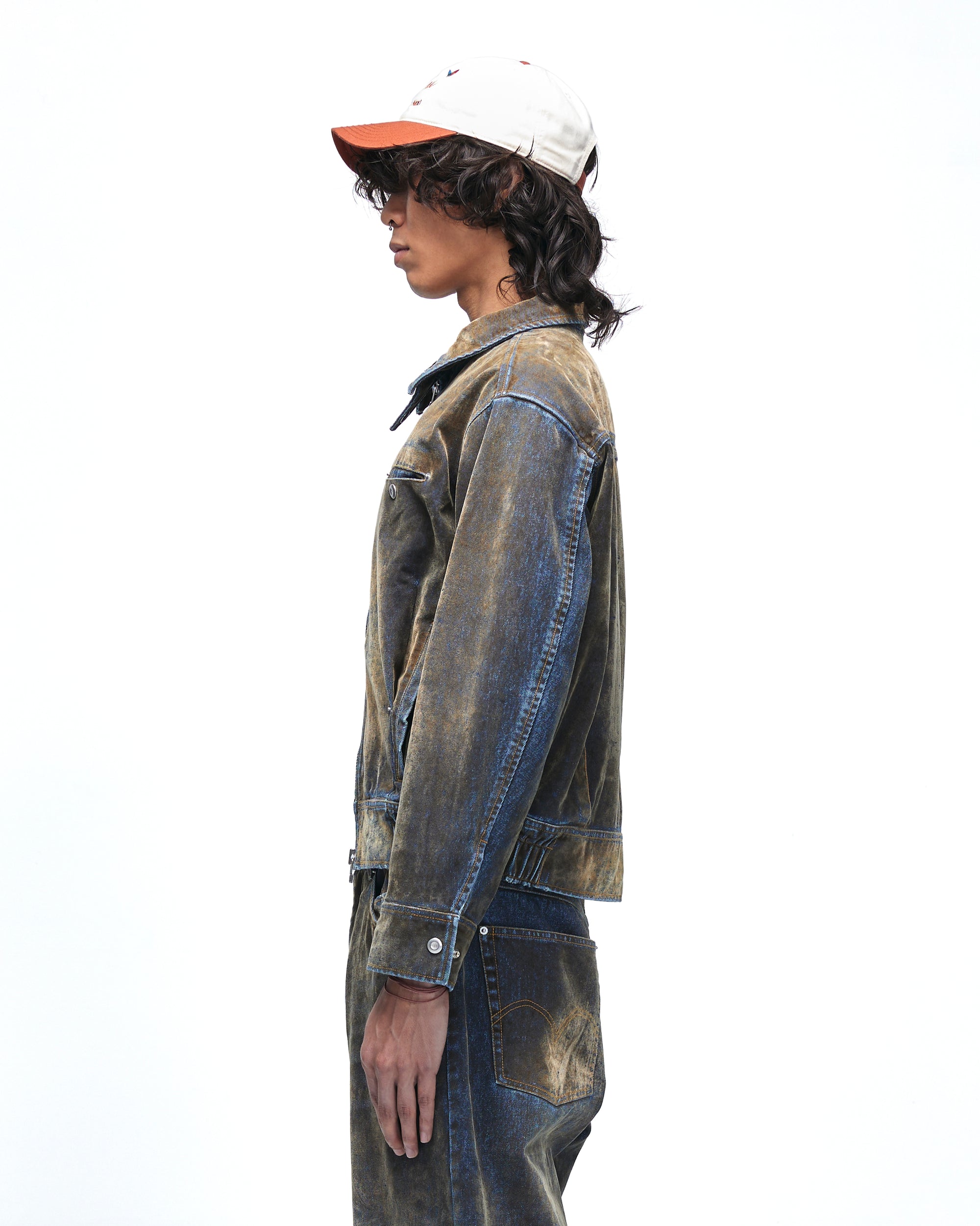 Tucked worker jacket
