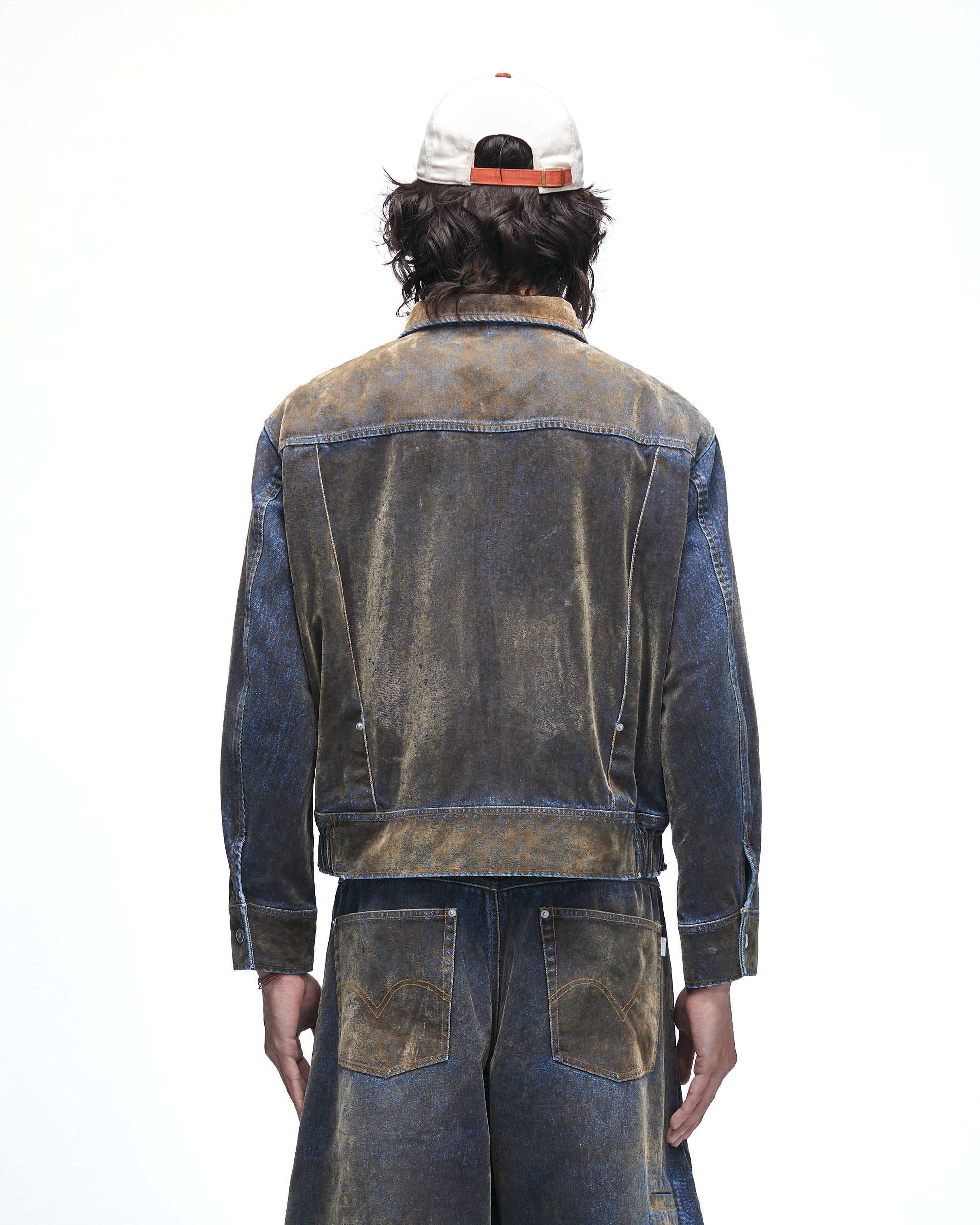 Tucked worker jacket