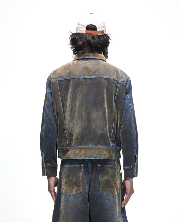 Tucked worker jacket