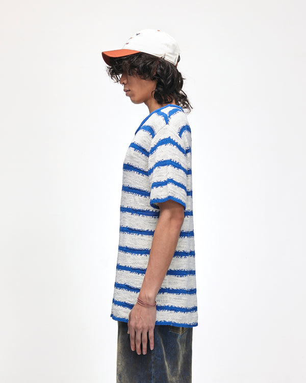 Knit stripe tee