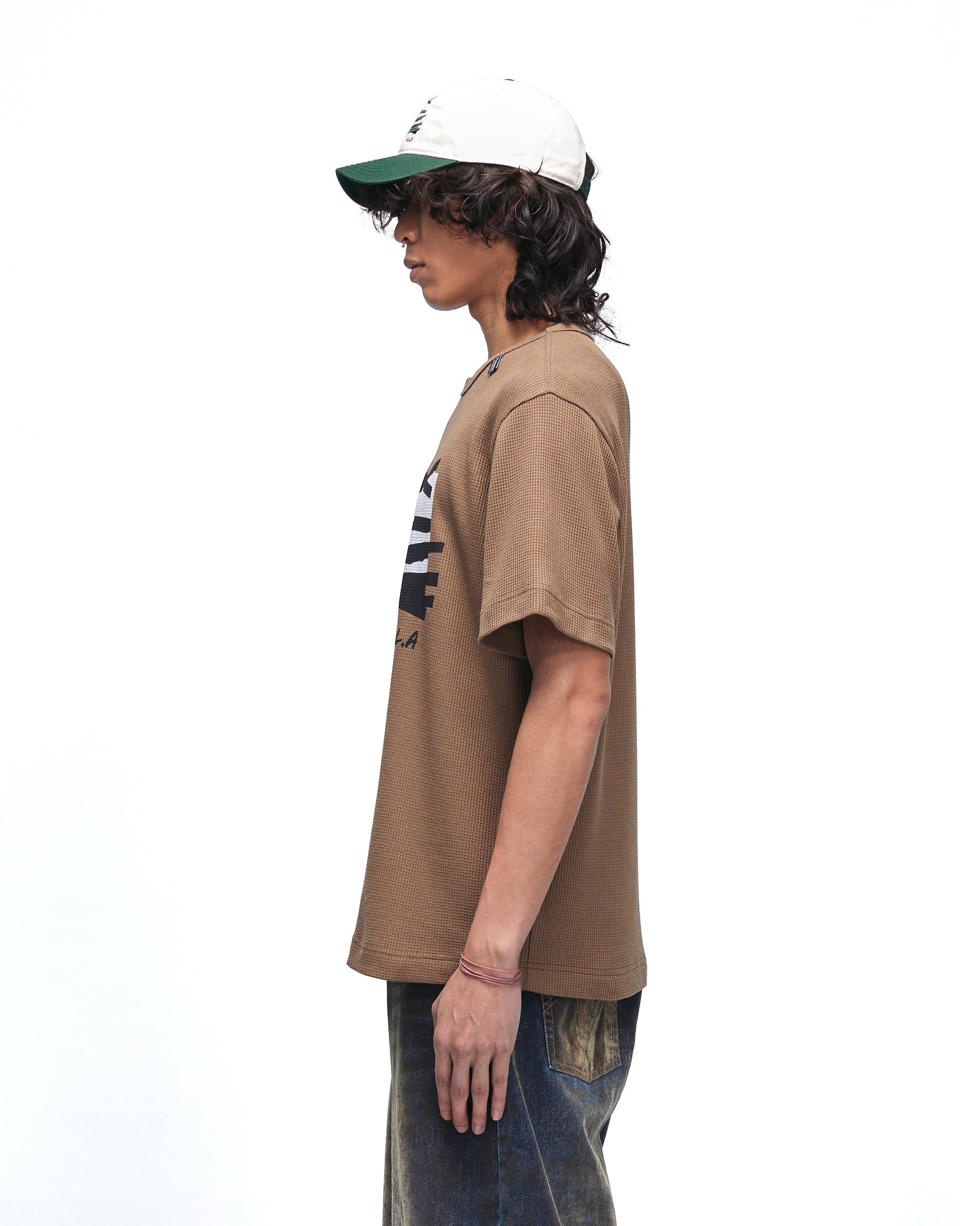 Flag waffle tee