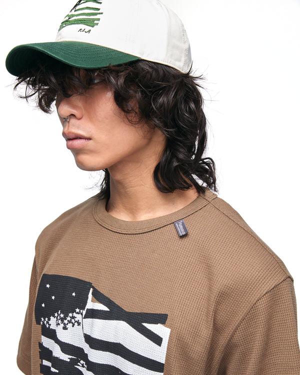 Flag waffle tee