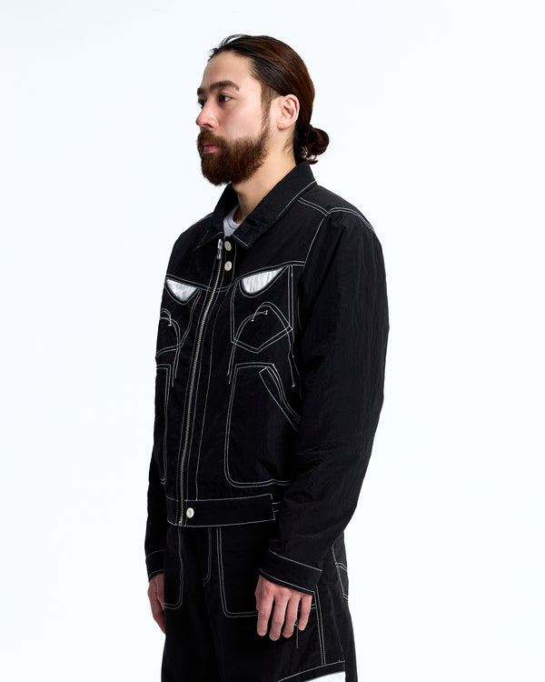 Draft nylon jacket