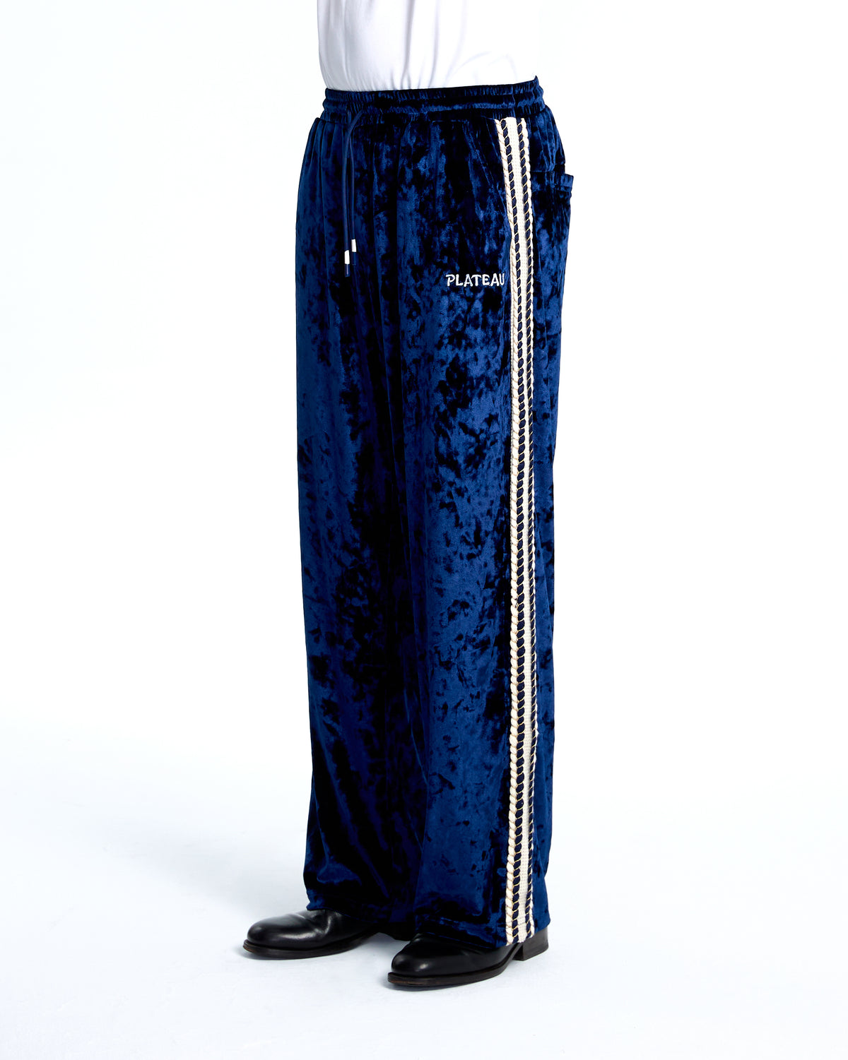 Velvet track pants