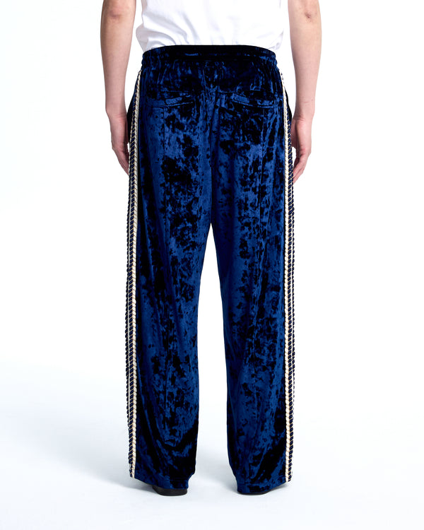 Velvet track pants