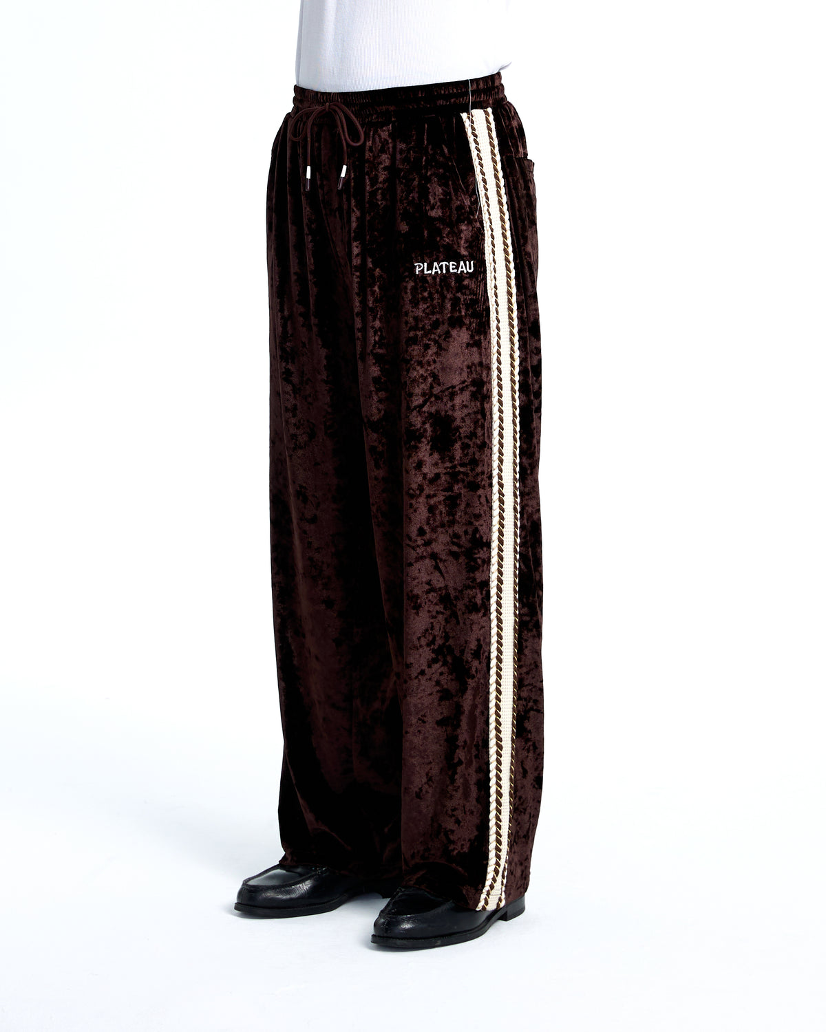 Velvet track pants
