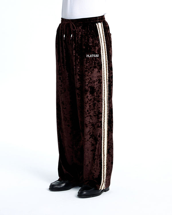 Velvet track pants