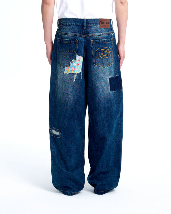 Patch denim