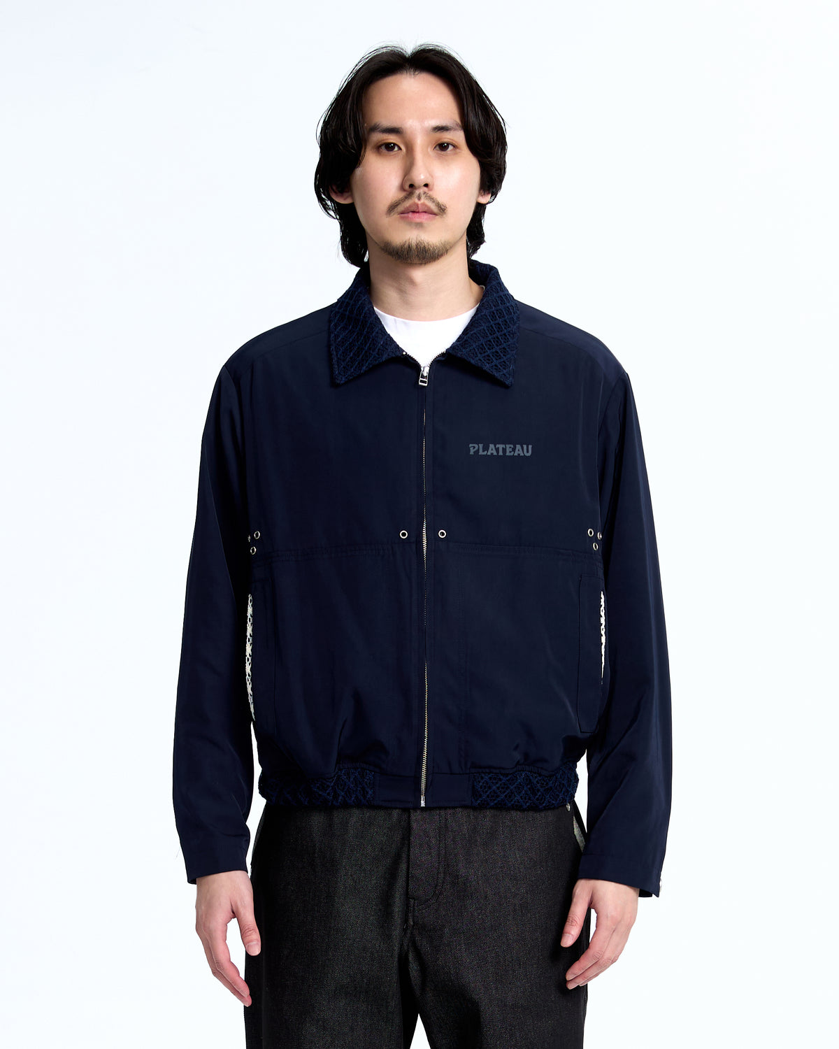 Knit collar urban jkt