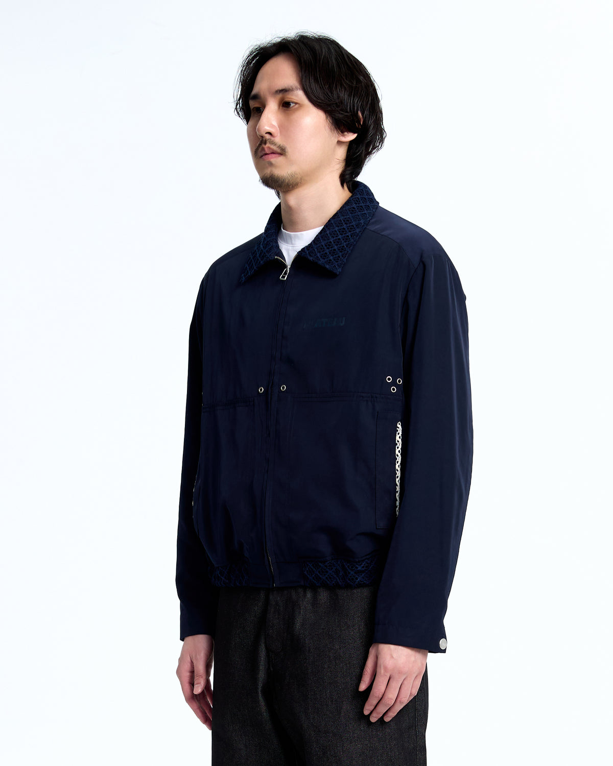 Knit collar urban jkt