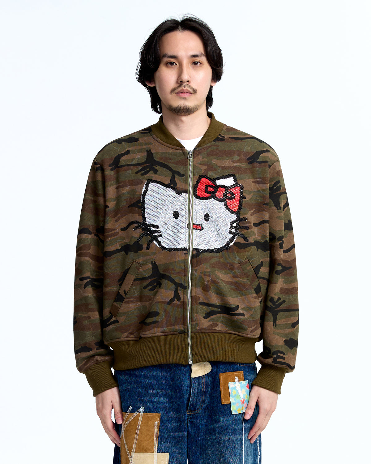 Hello camo bomber