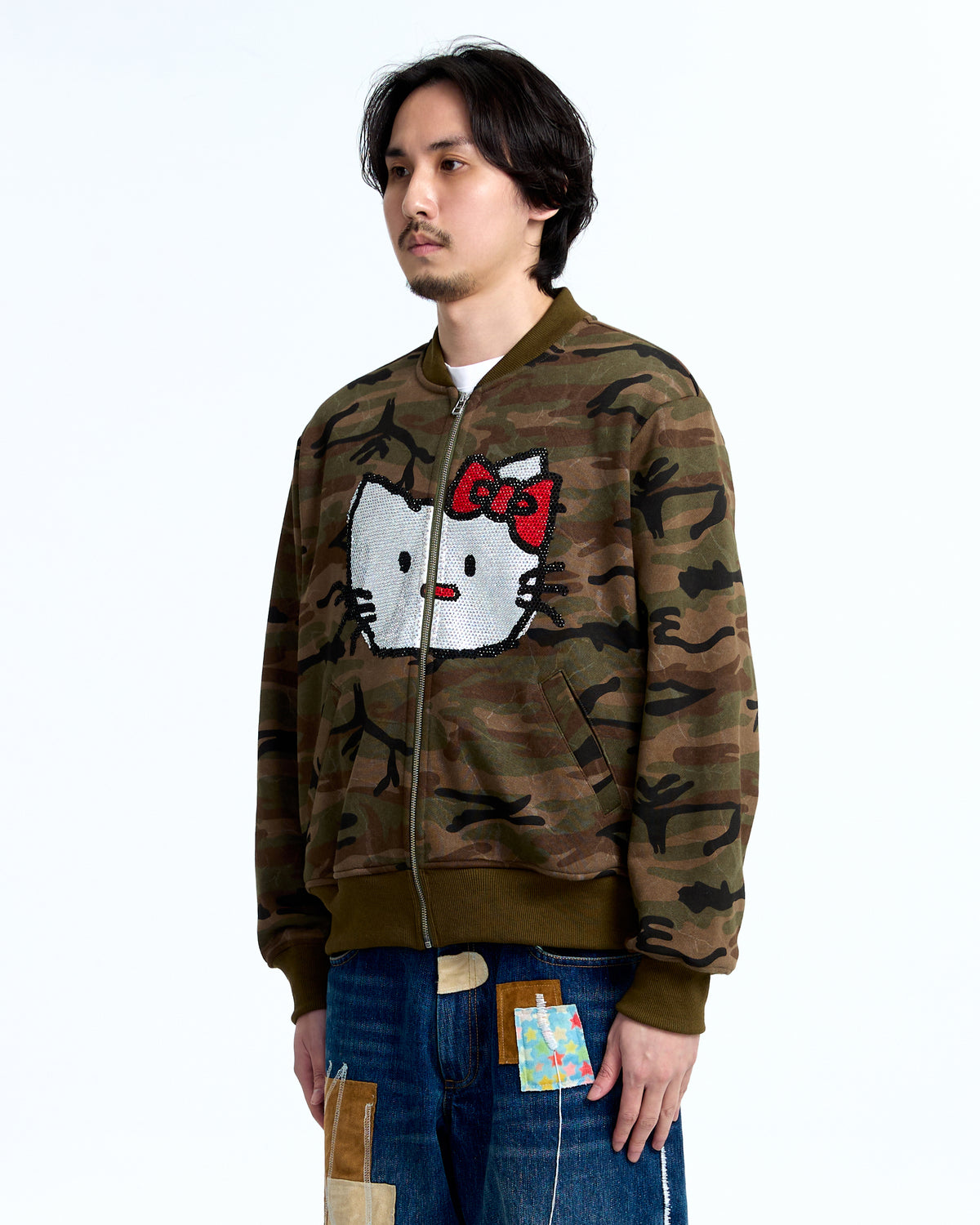Hello camo bomber