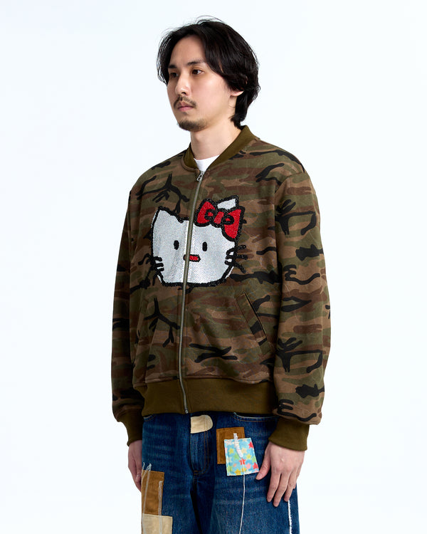 Hello camo bomber