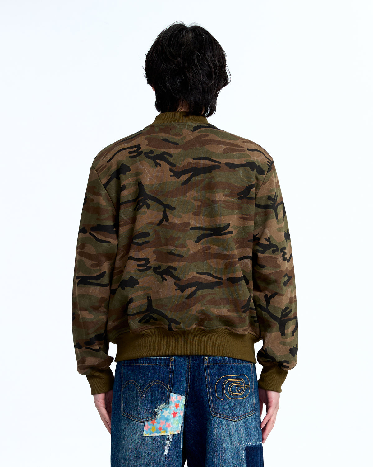 Hello camo bomber