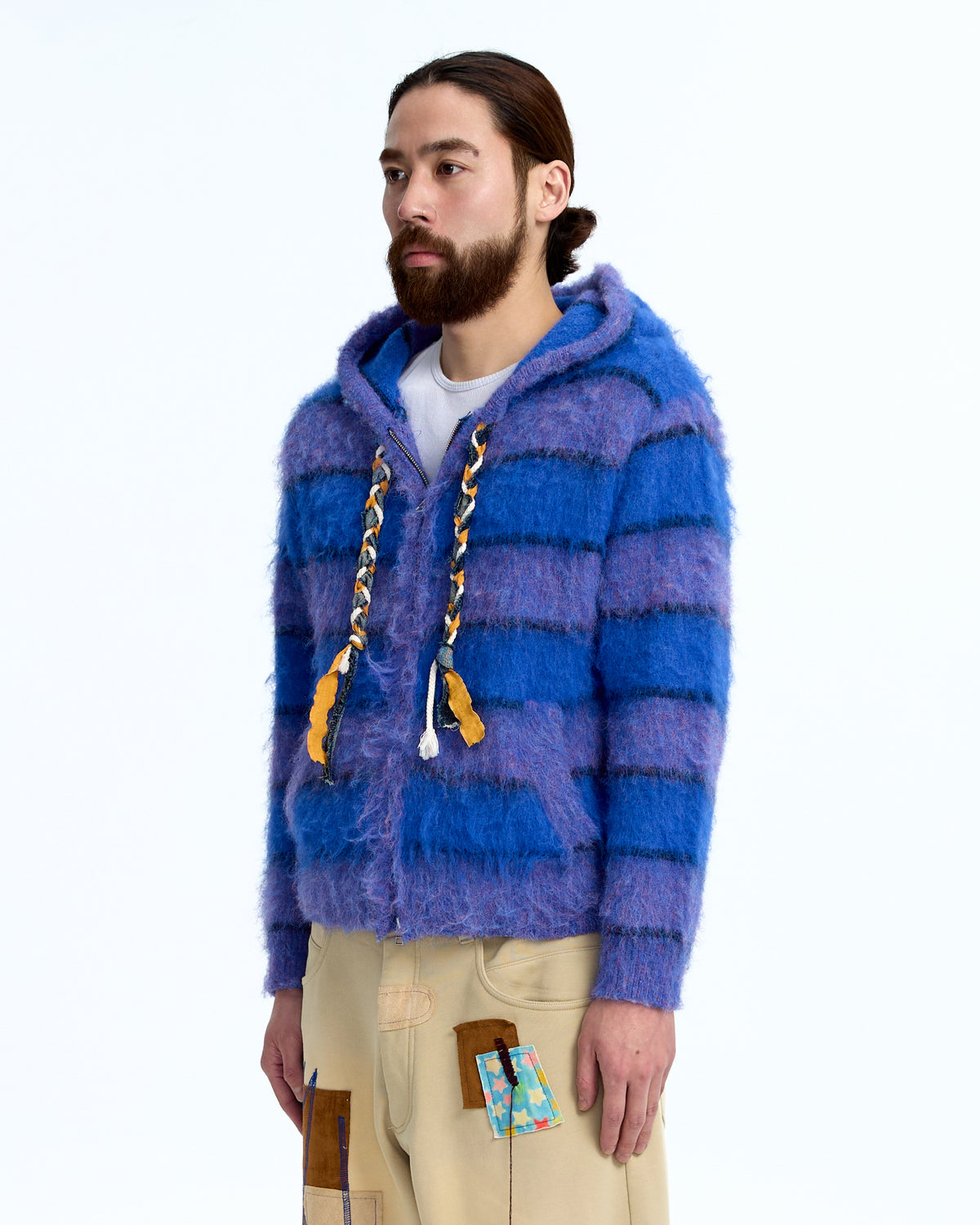 Mohair zip-up