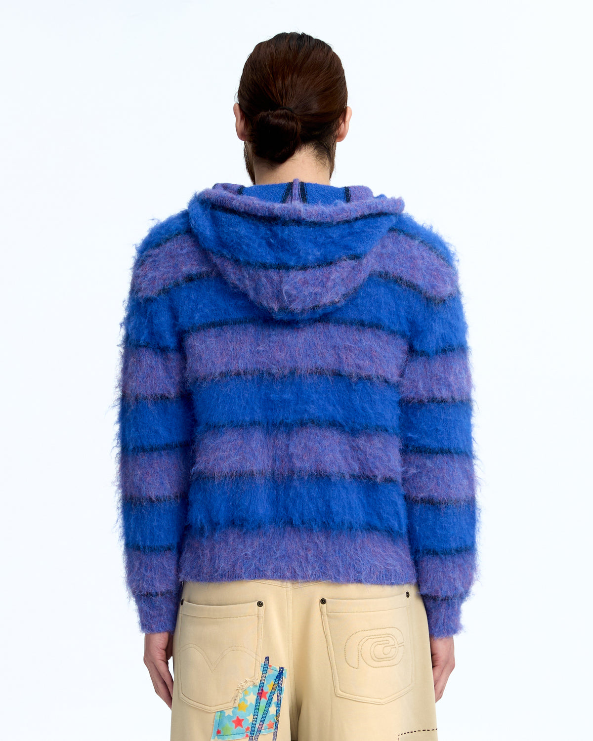 Mohair zip-up