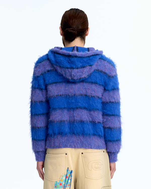 Mohair zip-up