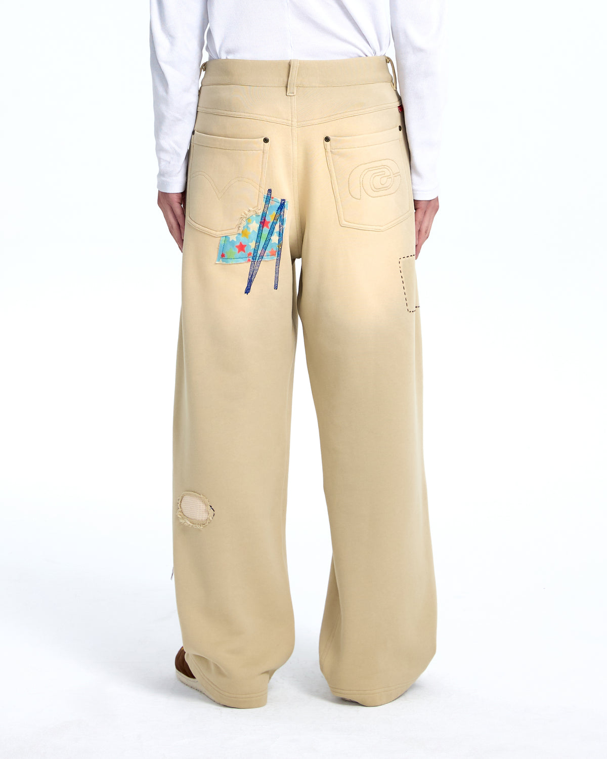 Patch sweat pants