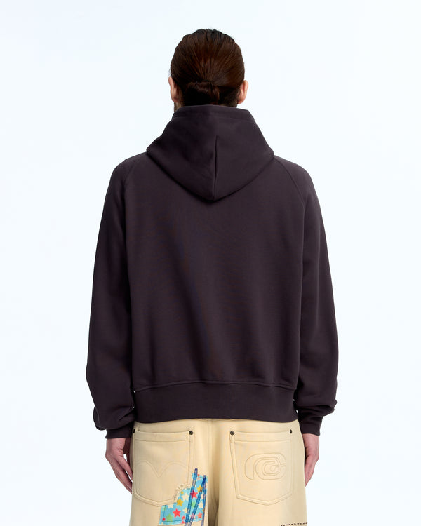 Logo patch zip up