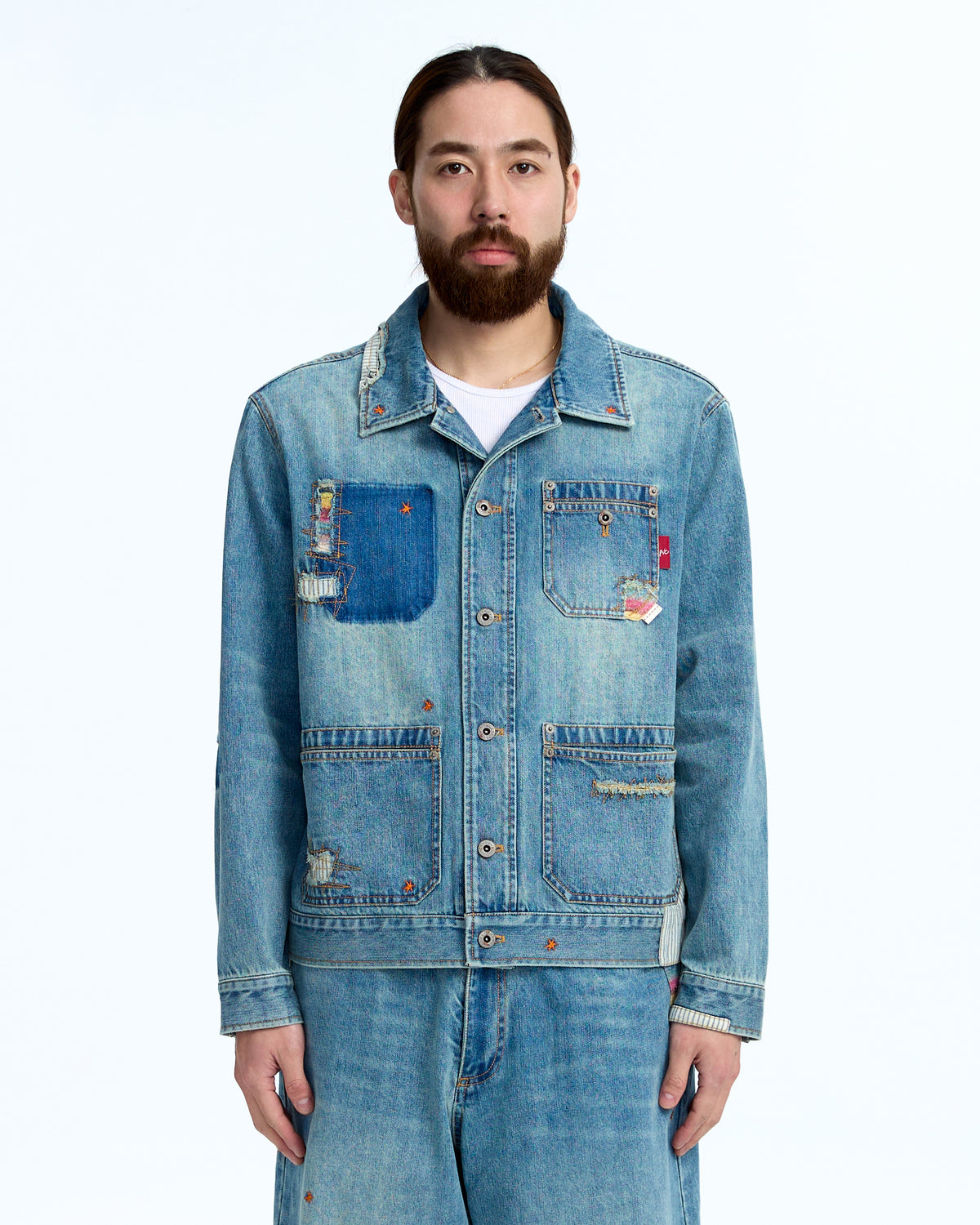 Mohair denim jkt