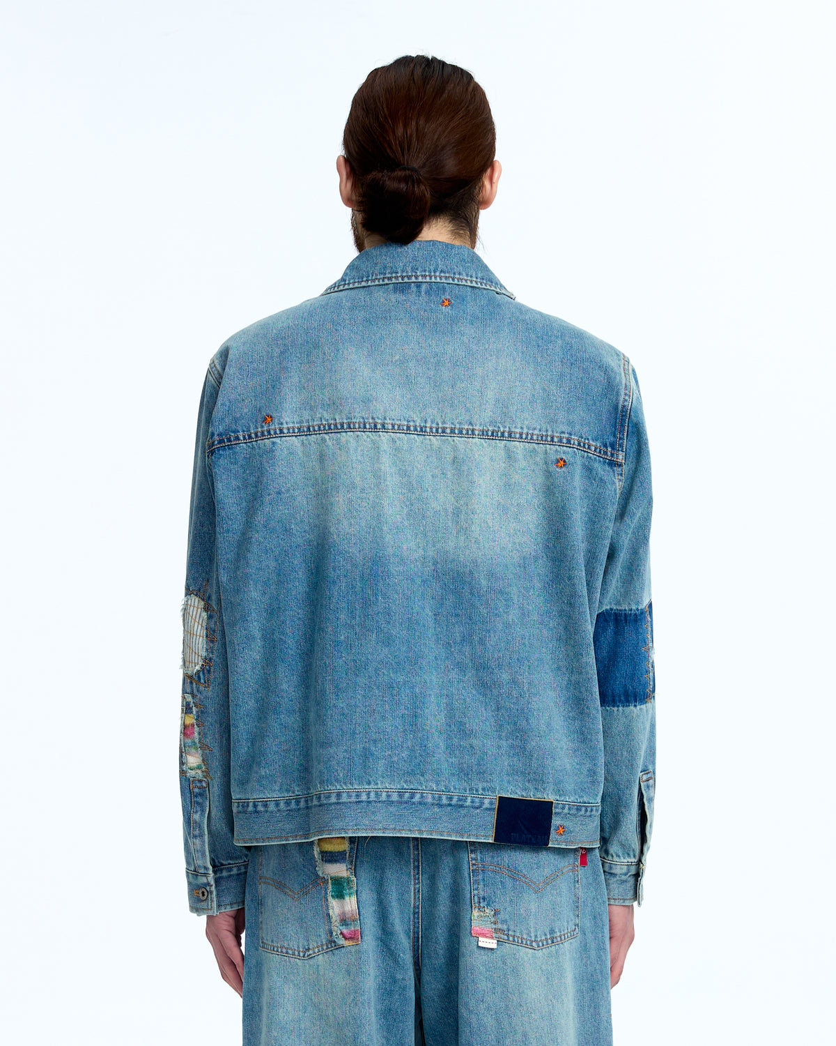 Mohair denim jkt