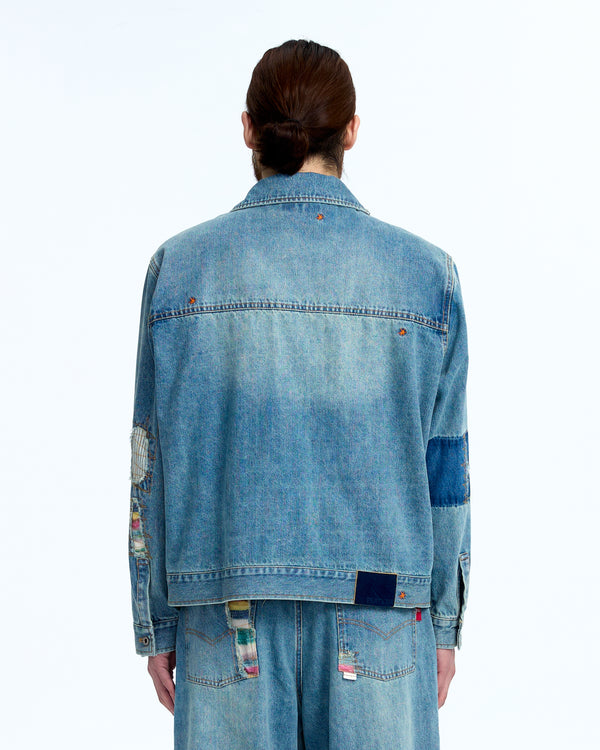Mohair denim jkt