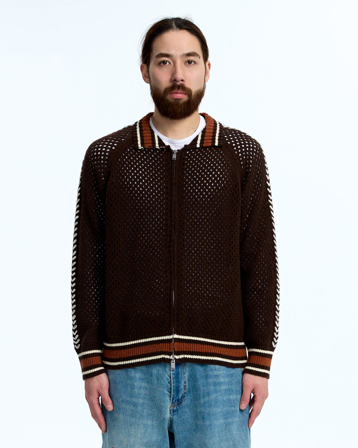 Knit track jkt