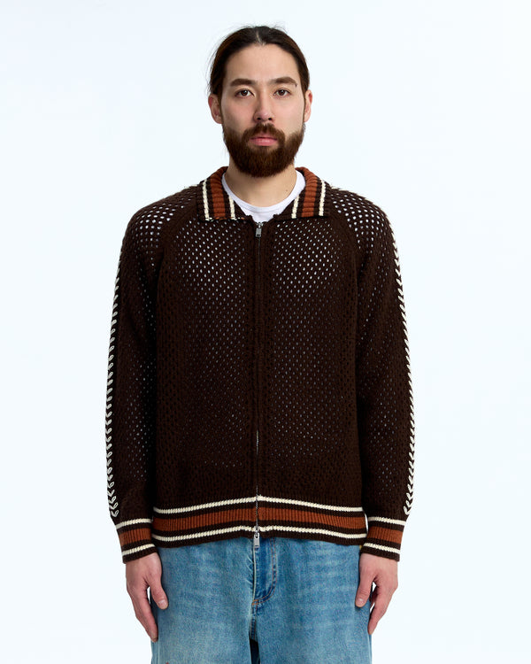 Knit track jkt