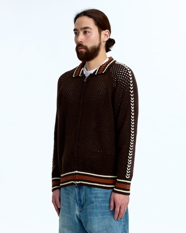 Knit track jkt